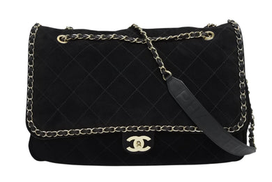 新品同様 CHANEL シャネル PharrellCapsuleCollection ファレルカプセルコレクション ブラグマイバッグ XXL 27番台 ブラック 中古 4b009902