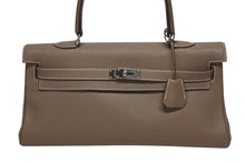 Load image into Gallery viewer, 極美品 HERMES エルメス SHOULDER KELLY ショルダーケリー ショルダーバッグ トリヨンクレマンス エトゥープ シルバー金具 □K刻印 中古 4b009904