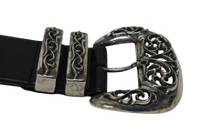 画像をギャラリービューアに読み込む, CHROME HEARTS クロムハーツ LARGE BLT CLASSIC 3PC ラージ クラシック3PC オーダー レザーベルト シルバー 美品 中古 4b009905