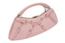 Load image into Gallery viewer, 極美品 Christian Dior クリスチャンディオール パンク ハンドバッグ 13-MA-1003 カーフレザー ピンク ガリアーノ期 シルバー金具 中古 4b009906