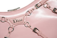 Load image into Gallery viewer, 極美品 Christian Dior クリスチャンディオール パンク ハンドバッグ 13-MA-1003 カーフレザー ピンク ガリアーノ期 シルバー金具 中古 4b009906