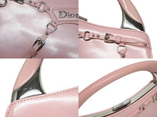 Load image into Gallery viewer, 極美品 Christian Dior クリスチャンディオール パンク ハンドバッグ 13-MA-1003 カーフレザー ピンク ガリアーノ期 シルバー金具 中古 4b009906