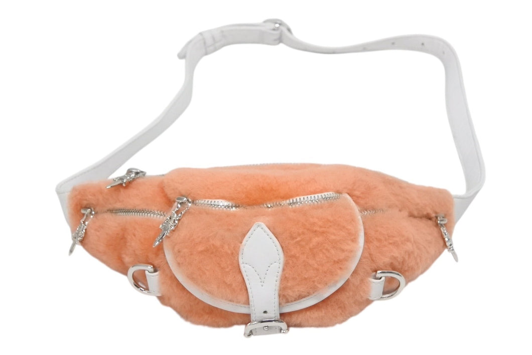 極美品 CHROME HEARTS クロムハーツ SNAT PACK MINI スナットパック ミニ ショルダーバッグ ガンスリンガー ダガージップ 中古 4b009942