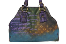 Load image into Gallery viewer, 極美品 LOUIS VUITTON ルイヴィトン トートバッグ リチャードプリンス ハートブレイク M95740 モノグラムジョークスキャンバス ヴィオレ 中古 4b009945