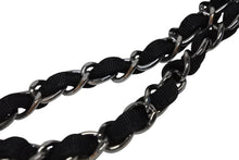 Load image into Gallery viewer, 新品同様 CHANEL シャネル マトラッセ25 Sフラップ Wチェーンショルダーバッグ 25番台 ココマーク パッチワーク ステッチ ブラック 中古 4b009976