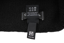 Load image into Gallery viewer, 新品同様 CHANEL シャネル ニットキャップ ビーニー AA9203 ココマーク カシミヤ シルク ブラック アイボリー 中古 4b009985