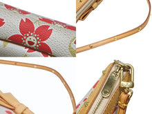 Load image into Gallery viewer, LOUIS VUITTON ルイヴィトン ポシェットアクセソワール チェリーブロッサム 村上隆コラボ M92008 ゴールド金具 美品 中古 4b009993