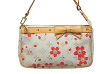 Load image into Gallery viewer, LOUIS VUITTON ルイヴィトン ポシェットアクセソワール チェリーブロッサム 村上隆コラボ M92008 ゴールド金具 美品 中古 4b009993