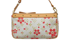 Load image into Gallery viewer, LOUIS VUITTON ルイヴィトン ポシェットアクセソワール チェリーブロッサム 村上隆コラボ M92008 ゴールド金具 美品 中古 4b009993