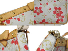 Load image into Gallery viewer, LOUIS VUITTON ルイヴィトン ポシェットアクセソワール チェリーブロッサム 村上隆コラボ M92008 ゴールド金具 美品 中古 4b009993