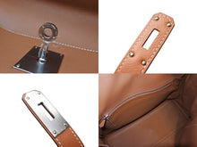 Load image into Gallery viewer, 未使用 激レア HERMES エルメス ケリー50 ハンドバック ゴールド トリヨンクレマンス シルバー金具 B刻印 中古 4b010020