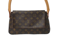 Load image into Gallery viewer, 極美品 LOUIS VUITTON ルイヴィトン モノグラム ミニルーピング ショルダーバッグ M51147 PVC レザー ブラウン 中古 4b001220
