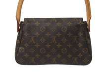 Load image into Gallery viewer, 極美品 LOUIS VUITTON ルイヴィトン モノグラム ミニルーピング ショルダーバッグ M51147 PVC レザー ブラウン 中古 4b001220