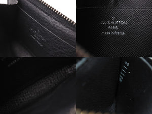 LOUIS VUITTON ルイヴィトン モノグラムエクリプス ポルトモネ ジュール コインケース ブラック M63536 美品 中古 4b003920