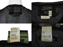 Load image into Gallery viewer, JeanPaul GAULTIER ジャンポールゴルチエ マリリンマンソン柄 パワーネット ポリアミド ブラック レッド イエロー サイズM 美品 中古 4b004030