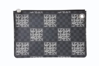 新品未使用 LOUIS VUITTON ルイヴィトン ポシェットジュールPM クリストファーネメス N61231 ダミエグラフィットキャンバス 中古 4b004055