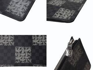 新品未使用 LOUIS VUITTON ルイヴィトン ポシェットジュールPM クリストファーネメス N61231 ダミエグラフィットキャンバス 中古 4b004055