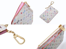 画像をギャラリービューアに読み込む, 極美品 LOUIS VUITTON ルイヴィトン ポシェット クレ コインケース 小銭入れ M93734 モノグラム マルチカラー ホワイト 村上隆 中古 4b004660