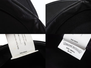 CHROME HEARTS クロムハーツ ケルティックハート キャスケット サイズS ビーバーウール ラムレザー シルバー925 ブラック 美品 中古 4b004872