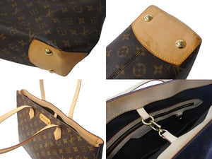 LOUIS VUITTON ルイ ヴィトン ウィルシャーMM ハンドバッグ M45644 モノグラムキャンバス ブラウン 美品 中古 4b003436