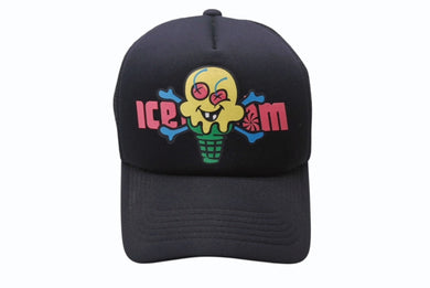Billionaire Boys Club ビリオネアボーイズクラブ ICECREAM アイスクリーム メッシュキャップ ICJP201H002 ブラック 美品 中古 4b002582
