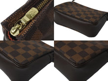 Load image into Gallery viewer, 極美品 LOUIS VUITTON ルイヴィトン ハンドバッグ ダミエ トゥルース メイクアップ N51982 ブラウン 中古 4b001186