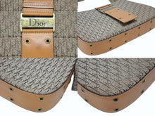 Load image into Gallery viewer, CHRISTIAN DIOR クリスチャンディオール ワンショルダーバッグ ストリートシック トロッターライン ベージュ ブラウン ゴールド金具 美品 中古 4b007744