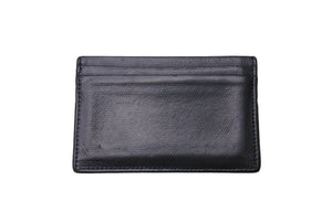 CHANEL シャネル カードケース ココマーク ココボタンライン 8番台 カーフスキン ブラック ゴールド金具 美品 中古 4c-066979
