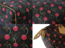 Load image into Gallery viewer, LOUIS VUITTON ルイヴィトン モノグラムチェリー スピーディ25 ハンドバッグ M95009 村上隆 ブラウン 美品 中古 4b000069