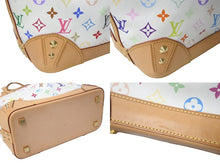 画像をギャラリービューアに読み込む, 極美品 LOUIS VUITTON ルイヴィトン シャーリーンMM トートバッグ M93212 モノグラム マルチカラー ホワイト 村上隆 中古 4b000066