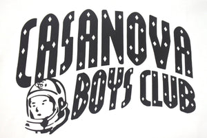 新品未使用 BILLIONAIREBOYSCLUB ビリオネアボーイズクラブ CASANOVABOYSCLUB カサノバボーイズクラブ半袖Tシャツ ホワイト サイズXXL
