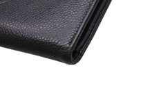 Load image into Gallery viewer, CHANEL シャネル 二つ折り長財布 ロングウォレット 8番台 ココマーク キャビアスキン ブラック フランス製 ゴールド金具 美品 中古 4c068516