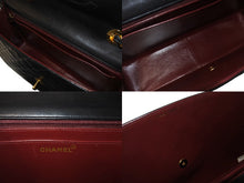Load image into Gallery viewer, CHANEL シャネル デカマトラッセ チェーンショルダーバッグ シングルフラップ 2番台 ブラック ゴールド金具 美品 中古 4b000173