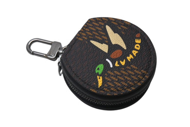 新品同様 LOUIS VUITTON × NIGO ルイヴィトン ニゴ LVスクエアード ダミエジャイアント エテュイ イヤホン GI0494 イヤフォン ケース 中古 4b001780