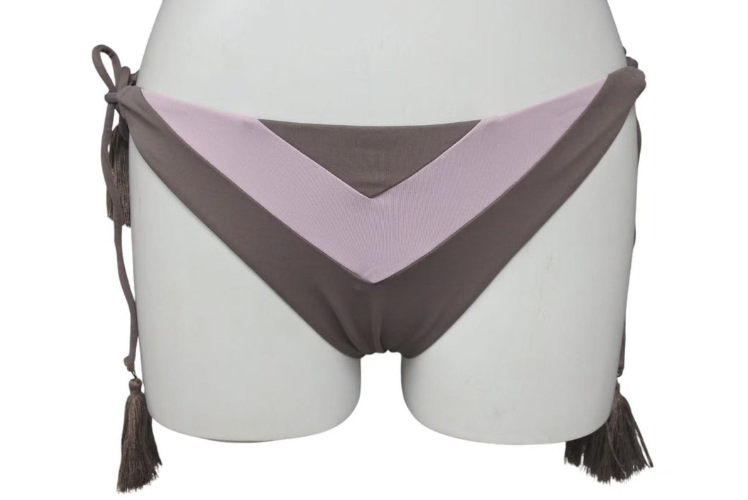 極美品 ALEXIA STAM アリシアスタン Brown / Pink Bikini Bottom ビキニボトムス ブラウン / ピンク 中古 4c035193