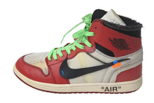 画像をギャラリービューアに読み込む, Off-White × Nike オフホワイト ナイキ エアジョーダン1 レトロ ハイ ザ・テン シカゴ AA3834-101 美品 中古 4c052047