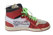 画像をギャラリービューアに読み込む, Off-White × Nike オフホワイト ナイキ エアジョーダン1 レトロ ハイ ザ・テン シカゴ AA3834-101 美品 中古 4c052047