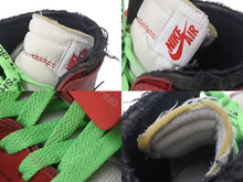 画像をギャラリービューアに読み込む, Off-White × Nike オフホワイト ナイキ エアジョーダン1 レトロ ハイ ザ・テン シカゴ AA3834-101 美品 中古 4c052047