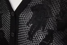 Load image into Gallery viewer, CHANEL シャネル カーディガン ブラック 黒 P21313V01305 シースルー ココシャネル レーヨン サイズ42 美品 中古 4c056008