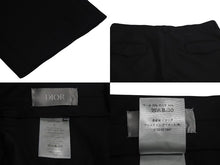 Load image into Gallery viewer, Christian Dior クリスチャンディオール スラックス パンツ ブラック ナイロン コットン サイズ50 043C147A3450 美品 中古 4c056050