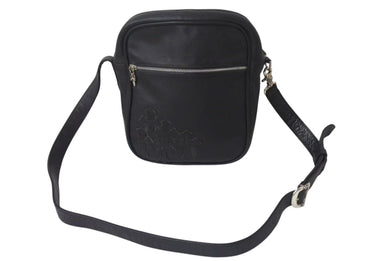 CHROME HEARTS クロムハーツ TAKA タカ クロスパッチ ショルダーバッグ ブラック レザー シルバー925 セメタリ―クロス 美品 中古 4c056183