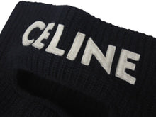 Load image into Gallery viewer, CELINE セリーヌ Knit Skimask black ニット スキーマスク ブラック フリーサイズ 美品 中古 4c062369