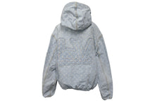 Load image into Gallery viewer, 新品同様 LOUIS VUITTON ルイヴィトン 21AW NBA モノグラム ジップスルーフーディデニムジャケット ブルー サイズ50 中古 4c074602