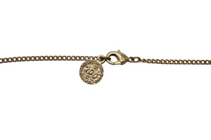 極美品 CHANEL シャネル ネックレス ココマーク アクセサリー ラインストーン F16V刻印 ゴールド 中古 4c065159