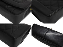 Load image into Gallery viewer, CHANEL シャネル マトラッセ25 ダイアナ ショルダーバッグ A01165 レザー ラムスキン 3番台 ゴールド金具 ブラック 美品 中古 4c066613cc