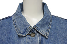 Load image into Gallery viewer, HARLEY DAVIDSON ハーレーダビッドソン 90s ロゴパッチ デニム ジャケット ブルー アウター サイズXL 美品 中古 4c069714