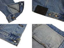 Load image into Gallery viewer, HARLEY DAVIDSON ハーレーダビッドソン 90s ロゴパッチ デニム ジャケット ブルー アウター サイズXL 美品 中古 4c069714