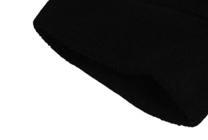 極美品 BALENCIAGA バレンシアガ 23AW エンブロイダリー モックネック フリース ブラック ポリエステル オーバーサイズ 697975 サイズXS 中古 4c066828