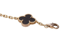 Load image into Gallery viewer, Van Cleef &amp; Arpels ヴァンクリーフ＆アーペル 5モチーフ ヴィンテージ アルハンブラ ブレスレット レターウッド ピンクゴールド VCARO30U00 美品 中古 4c066952