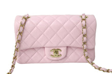 Load image into Gallery viewer, 極美品 CHANEL シャネル ミニマトラッセ 20 シングルチェーンショルダーバッグ ラムスキン ピンク ゴールド金具 中古 4c066988